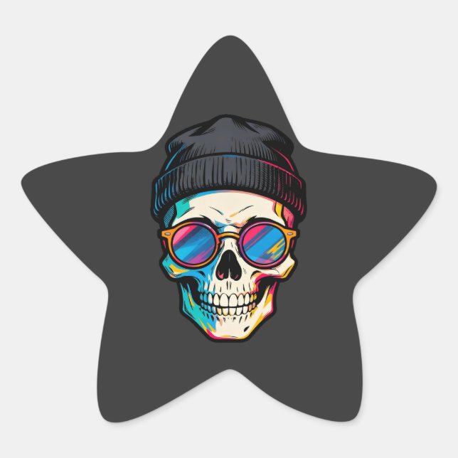 Adesito Estrela Hipster Skully (Frente)