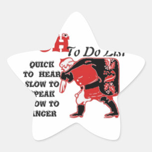 Adesito Estrela Ho Ho Ho! Papais noeis Especiais Para Fazer Lista