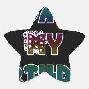 Adesito Estrela Hoje é o meu Impressão de Arte de Aniversário