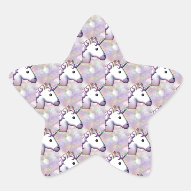 Adesito Estrela holograma unicorn emoji (Frente)
