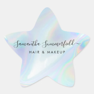 Adesito Estrela Holographic QR Code Beauticista Salon Handmade