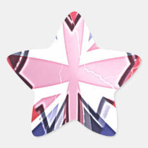 Adesito Estrela "I Love UK" Art Impressão