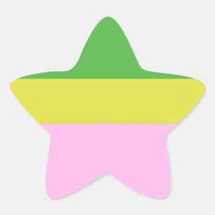 Adesito Estrela imagem três cores arte