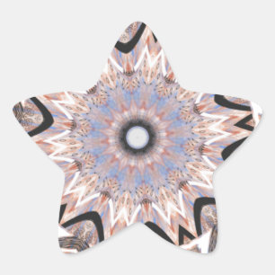 Adesito Estrela Impressão Africano Whirl Art