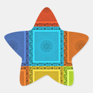 Adesito Estrela Impressão de Arranjo Rivante Verificado