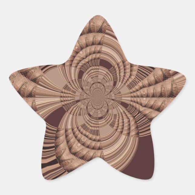 Adesito Estrela Impressão de Arte Fractal de Hakuna Matata African (Frente)