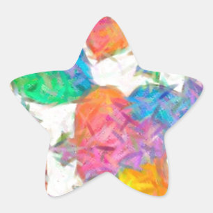 Adesito Estrela Impressionista Pastel Namorados Hearts