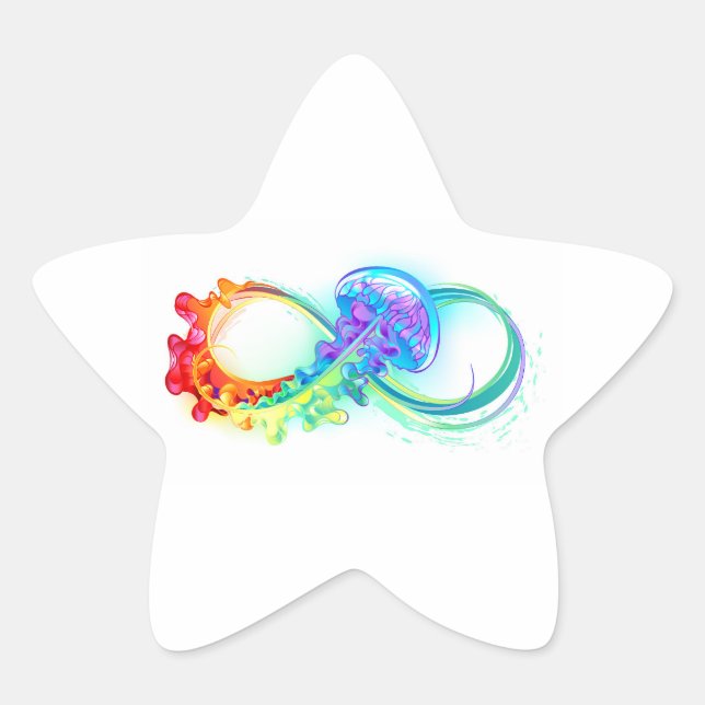 Adesito Estrela Infinity with Rainbow Jellyfish (Frente)