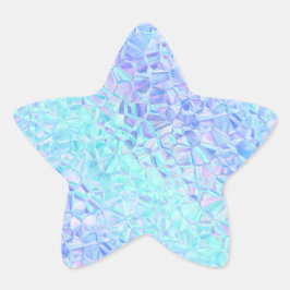 Adesito Estrela iridescência gelada :