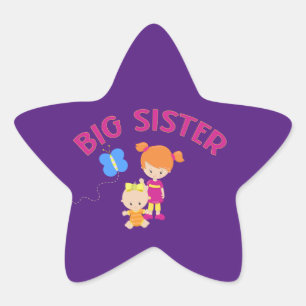 Adesito Estrela Irmã Grande com o Baby Sister Sticker