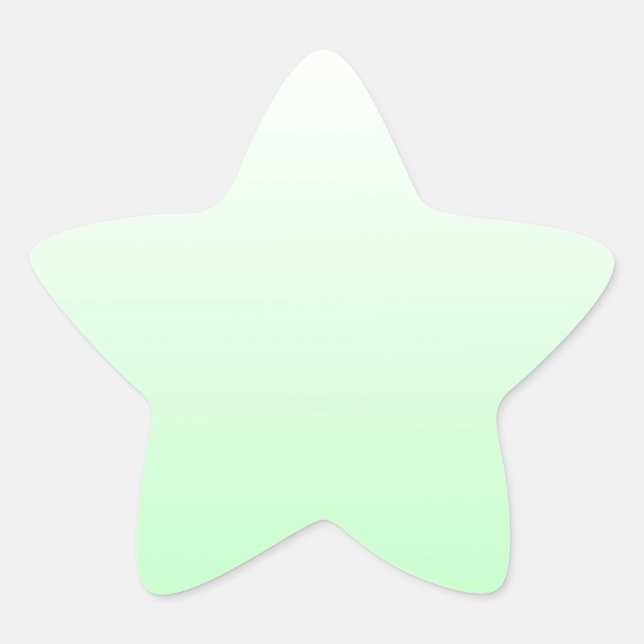 Adesito Estrela Jade verde-claro transparente para Pastel verde (Frente)