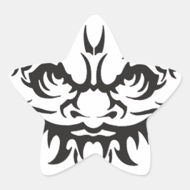 Adesito Estrela Japonês Tattoo Oni Demon