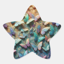 Adesito Estrela Jardim de Borboletas Iridescentes
