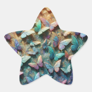 Adesito Estrela Jardim de Borboletas Iridescentes