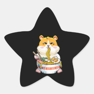 Adesito Estrela Kawaii Ramen Cute Hamster