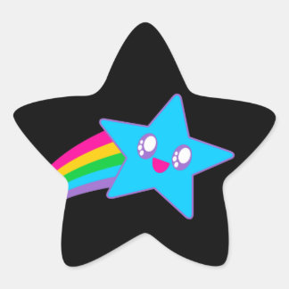 Adesito Estrela Kawaii Rave Neon Star Rainbow