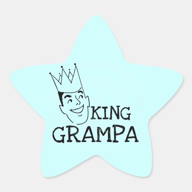Adesito Estrela King Grampa T-shirts e presentes (Frente)