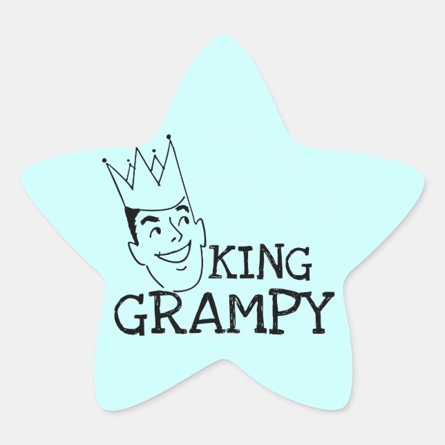 Adesito Estrela King Grampy Camisetas e presentes (Frente)