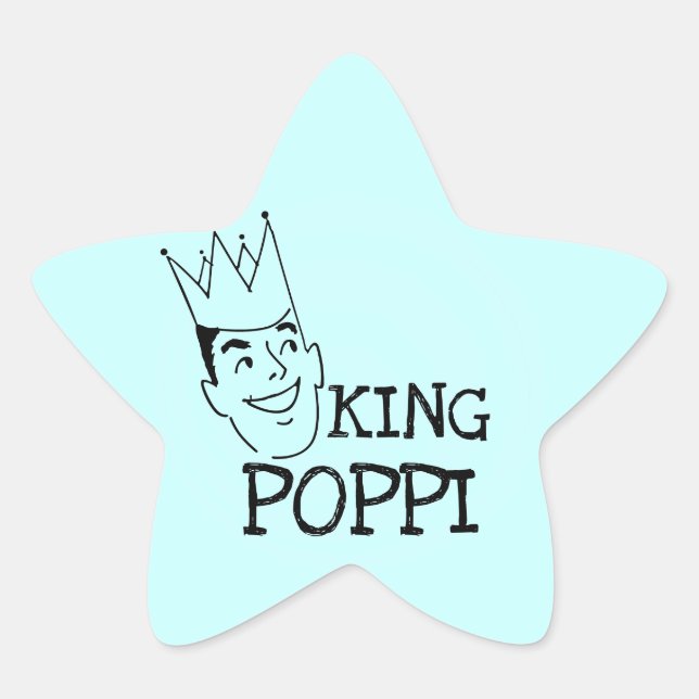 Adesito Estrela King Poppi T-shirts e presentes (Frente)