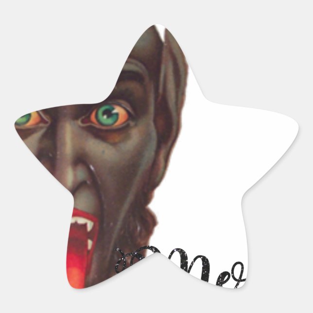 Adesito Estrela krampus feliz natal (Frente)