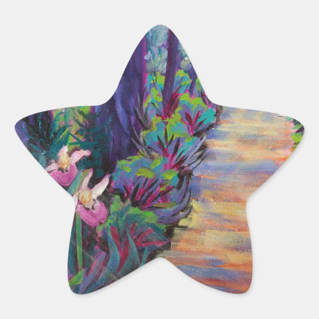 Adesito Estrela Lady Slippers no caminho (Frente)