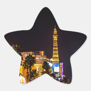 Adesito Estrela Las Vegas Night Lights Strip Eiffel Tower Casino