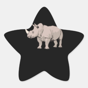 Adesito Estrela Legal Rhino Cute Chubby Rhino