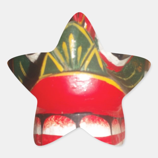 Adesito Estrela Linda Arte Tradicional de Bombeiros do Sri Lanka (Frente)