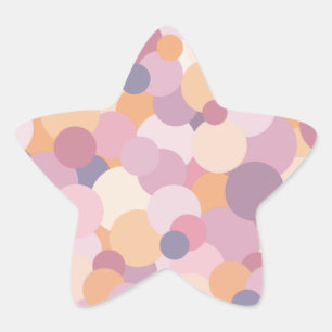 Adesito Estrela Lindos círculos rosa