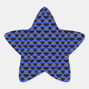 Adesito Estrela Linha Azul Fino