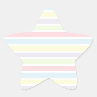 Adesito Estrela Linhas de Pastel Coloridas
