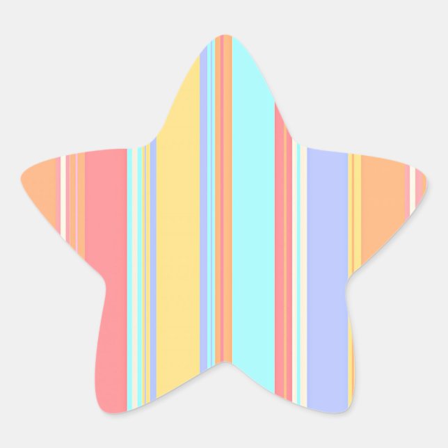 Adesito Estrela Listras de Pastel (Frente)