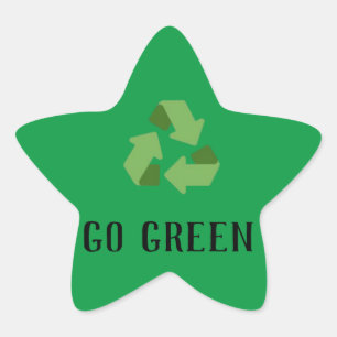 Adesito Estrela logotipo ecológico personalizado para ficar verde