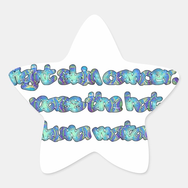 Adesito Estrela Lute contra o Cancer da pele, passe o chapéu, Haku (Frente)