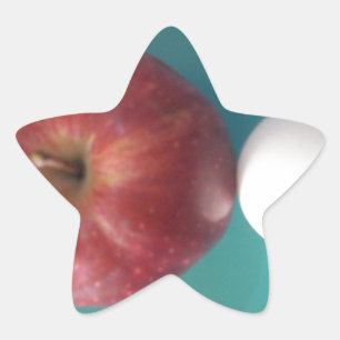 Adesito Estrela Maçã vermelha gêmea para torta.JPG