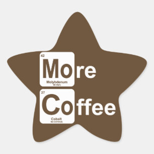 Adesito Estrela Mais Mesa Periódica do Café