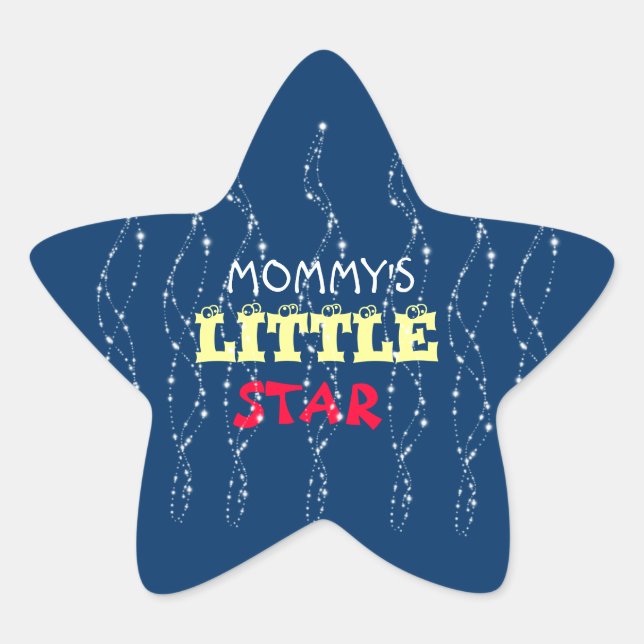 Adesito Estrela MALHA DE ESTRELAS DE mamãe (Frente)