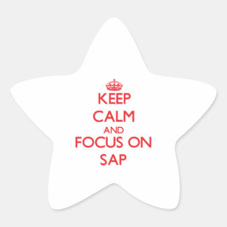 Adesito Estrela Mantenha a calma e concentre-se no Sap