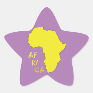 Adesito Estrela Mapa Funky Yellow Africa