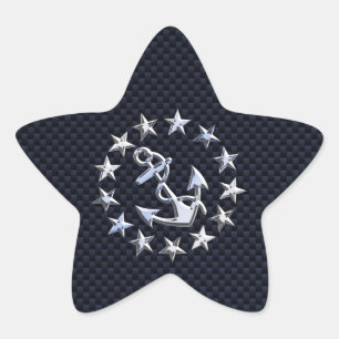 Adesito Estrela Marinho Azul, Fibra de Carbono, Bandeira de Iate N