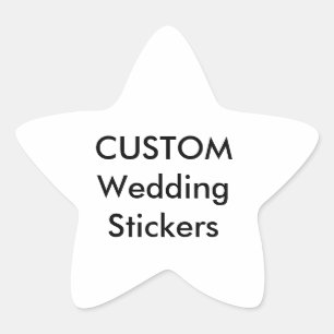 Adesito Estrela MATTE ESTREITA DE Vinhetas de Casamento Personaliz