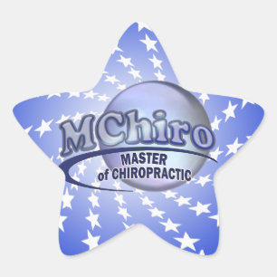 Adesito Estrela MChiro Mestre do Logotipo Azul de Medicina Chiropr