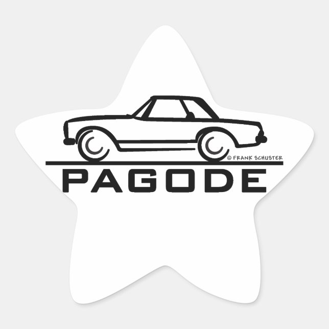 Adesito Estrela Mercedes SL Pagoa com Script (Frente)