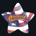 Adesito Estrela Merry Christmas Sticker<br><div class="desc">Merry Christmas Sticker</div>