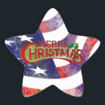 Adesito Estrela Merry Christmas Sticker<br><div class="desc">Merry Christmas Sticker</div>