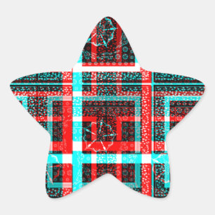 Adesito Estrela Meu Design de Maze Quadrado