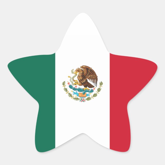 Adesito Estrela México/Bandeira Mexicana (Frente)