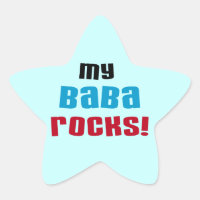 Minha Baba Rocks Stickers