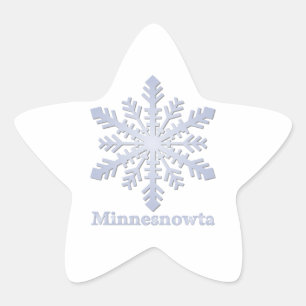Adesito Estrela Minnesnowta Blue Snowflake