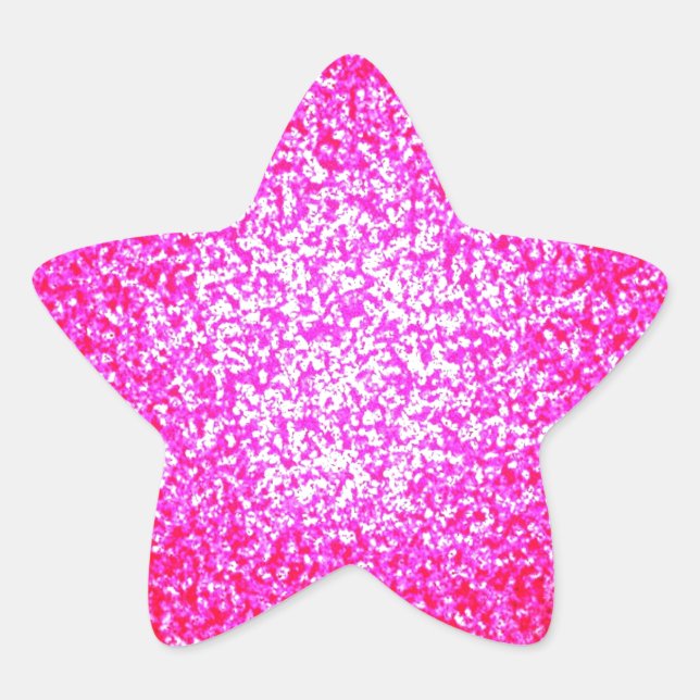 Adesito Estrela Moda brilhante rosa (Frente)